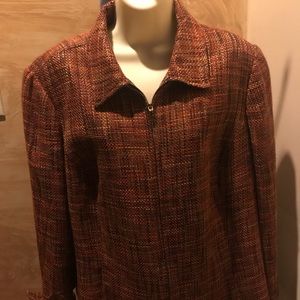 Coldwater creek tweed blazer jacket